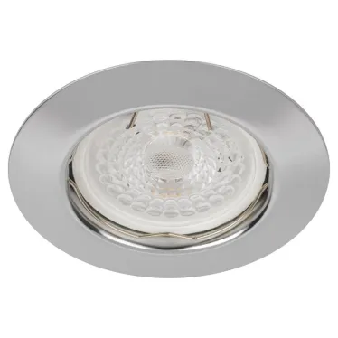 Светильник штампованный MR16,12V/220V, 50W хром ST3 CH