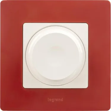 ETIKA Светорегулятор поворотный без нейтрали 300Вт белый