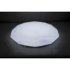 Светильник светодиодный ДБО-36w матовый с эффектом Звездного неба регулировкой цветовой температуры 3000-6500К светового потока max 2900Лм и режима освещенности с пультом управления и таймером выключения