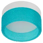 Светильник встраиваемый под лампу GX53 DK97 WH/Blue белый голубой