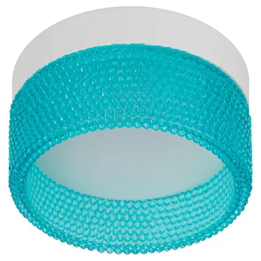 Светильник встраиваемый под лампу GX53 DK97 WH/Blue белый голубой