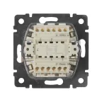 VALENA Переключатель одноклавишный промежуточный в рамку слоновая кость