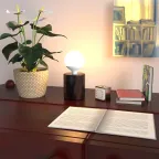 Лампа светодиодная LED 16 Вт 1480 лм 3000К шар G95 теплый E27 AC 220В Black Gauss