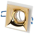 Встраиваемый светильник декоративный KL102 WH/GD MR16 GU5.3 белый золото