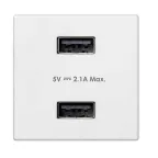 Connect Белый Зарядное устройство 2хUSB, К45 5В, 2.1А