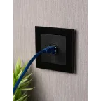 Стокгольм Механизм Розетки RJ-45 1-местной черный
