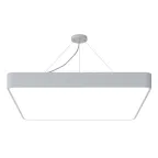 Светильник светодиодный Geometria Quadro SPO-164-W-40K-110 110Вт 4000К 17300Лм IP40 800*800*80 белый подвесной