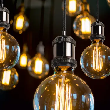 Светильник подвесной под лампу 1хE27 AC 220В Черный IP20 1000х48х80мм Алюминий Decor Gauss