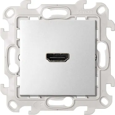 Розетка HDMI v1.4 цвета алюминий S24 Harmonie