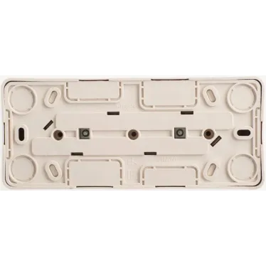 ЭТЮД Розетка тройная открытой установки без заземления без шторок 16А 250B,сосна