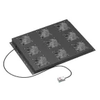 Модуль потолочный 9 вентиляторов с термостатом для крыши 800 RAL9005