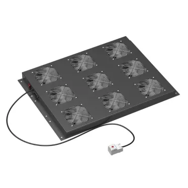 Модуль потолочный 9 вентиляторов с термостатом для крыши 800 RAL9005