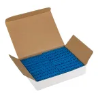 Шина 0 N (6х9мм) 12 отверстий латунь синий изолированный корпус на DIN-рейку PROxima