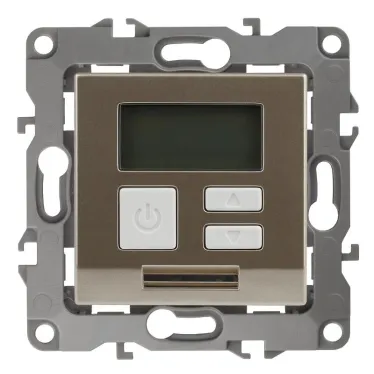 Терморегулятор универс.230В-Imax16А, Эра12, шампань, 12-4111-04