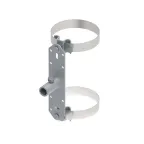 Трубный зажим с хомутом D-300 мм, для крепления (методом натяжения) изоляционной штанги. Материал - горячеоцинкованная сталь/нержавеющая сталь.