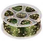 Светодиодная новогодняя гирлянда ENIN-2000G Нить теплый свет 200 м 2000 microled IP44 220В