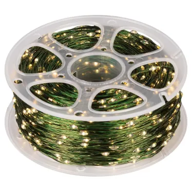 Светодиодная новогодняя гирлянда ENIN-2000G Нить теплый свет 200 м 2000 microled IP44 220В