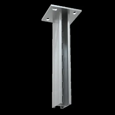 Страт-стойка двойная усиленная 41х41 L1300 мм s:2,5