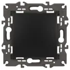 Выключатель, 10АХ-250В, Эра Elegance, антрацит,14-1101-05