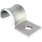 Скоба крепежная металлическая однолапковая 3мм