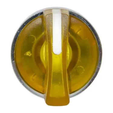 Механизм переключателя исполнительный ХB4 желтый на 2 положения возвратный без фиксации с подсветкой с короткой ручкой PROxima