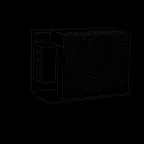 Блок питания для светодиодной ленты 30 Вт AC 100-264В Uвых 24В IP20 85х58х34мм Black Gauss