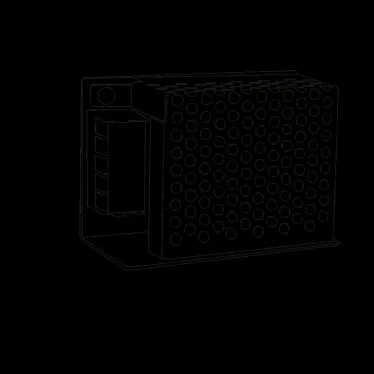 Блок питания для светодиодной ленты 30 Вт AC 100-264В Uвых 24В IP20 85х58х34мм Black Gauss