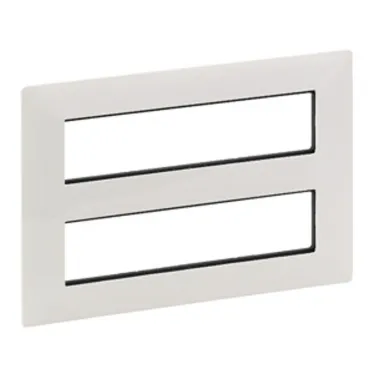 Valena LIFE Рамка для модульных устройств Mosaic 2x4x2 модуля Белая