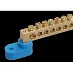 Шина нулевая на 2 угловых изоляторах ШНИ-6х9-12-У2-С