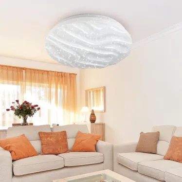 SPB-6 Wave 120 Бытовые светодиодные светильники (SPB 6) Fashion Светодиод. св-к 120Вт 3000-6500К 10200 Лм с пультом ДУ 680x100 мм