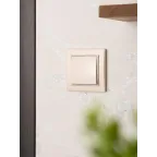 Выключатель одноклавишный СП 10А бежевый Минск