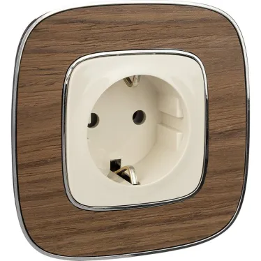 Valena ALLURE Рамка 1 пост орех универсальная