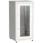 Шкаф LINEA E 18U 600х600мм двери 2шт стекло и металл серый