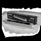 Блок питания для светодиодной ленты 30 Вт AC 100-264В Uвых 12В IP67 200х30х20мм Black Gauss