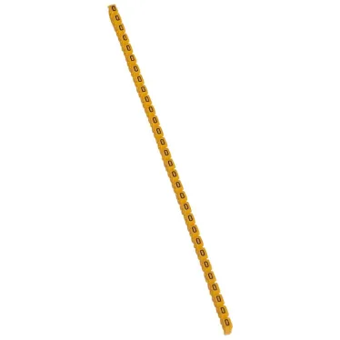 CAB3 Кольцо маркировочное 1.5-2.5мм (O) черное/желтое (300шт)