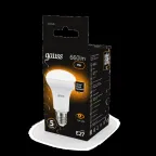 Лампа светодиодная LED 9 Вт 660 лм 3000К грибок R63 теплый E27 AC 220В Black Gauss