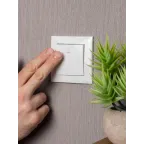 Валенсия кнопка звонка 10А белая