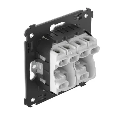 Avanti Выключатель двухклавишный в стену, Белое облако