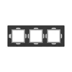 Рамка из алюминия, ''Avanti'', серая, 6 модулей