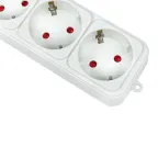 Сетевой фильтр 6*5м 13А/3,2кВт с выкл. c/з ПВС 3х1,0 Блокбастер XL EKF