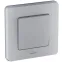 Выключатель одноклавишный - Legrand Inspiria - 10А 250В безвинтовые зажимы - алюминий