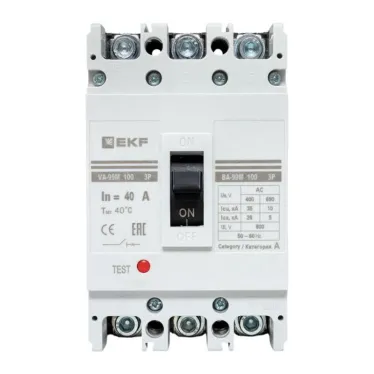 Выключатель автоматический ВА-99М 100/40А 3P 35кА PROxima