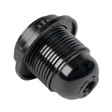 Патрон карболитовый с кольцом Е27 черный PROxima