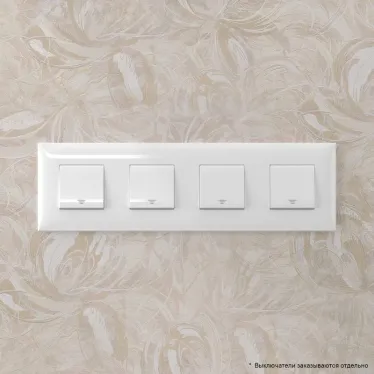 Avanti Рамка ARTLEBEDEV ''Белое облако'' 8 модульная