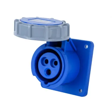 Розетка для скрытой проводки 2Р+РЕ 32А 220В IP67 РЩ-103