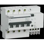 Выключатель автоматический дифференциальный АД14 4Р 25А 100мА GENERICA