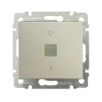 Выключатель двухполюсный индикация Valena 10 AX 250В АС слоновая кость