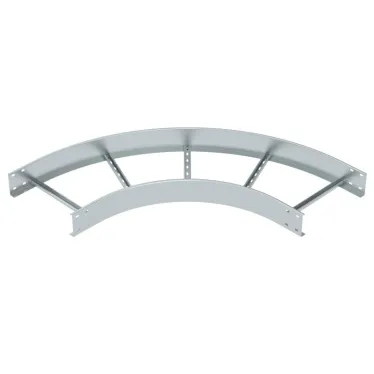 Угловая секция 90° лестничного лотка 110х400 мм R-500 мм. Тип: