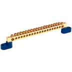 Шина N ноль на двух угловых изоляторах ШНИ-8х12-20-У2-С