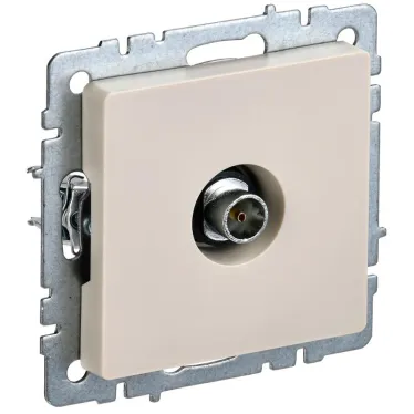BRITE Розетка TV оконечная РТВ11-0-БрКр бежевый
